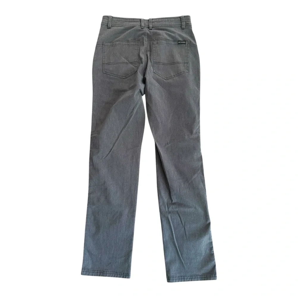 Columbia Women’s Gray Straight Leg Pants Denim Jeans Trousers Size 10 Tall 32…